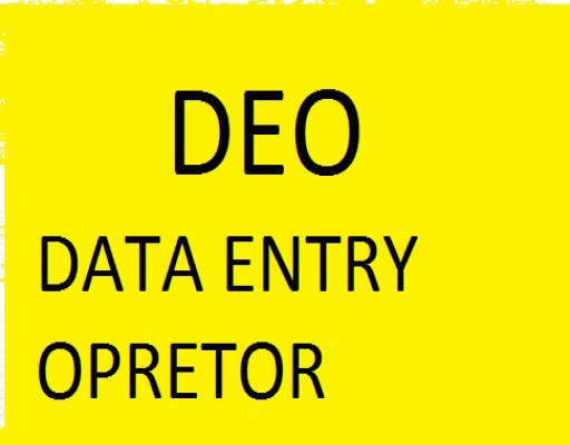 DATA ENTRY OPRETOR